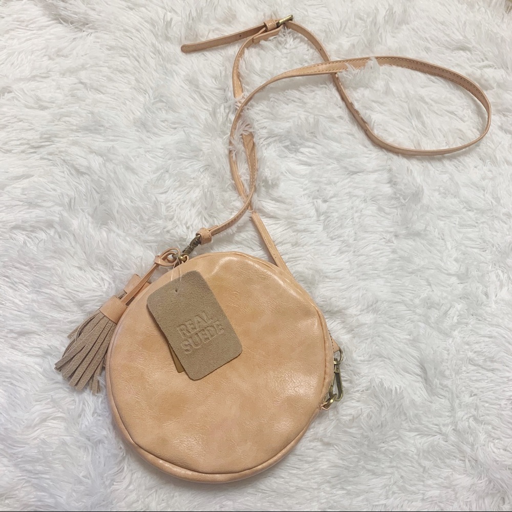 Anthropologie Willa Circle Round Zip Crossbody Bag